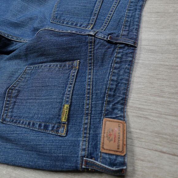 Y2K Levis Signature Mid Rise Bootcut Misses Size 16 M Stretch Denim Blue 36x31 - Picture 4 of 10